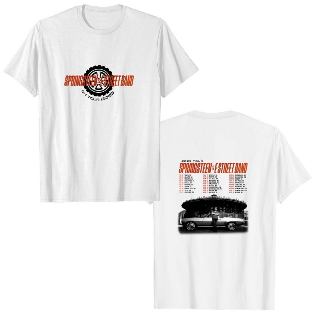 Bruce Springsteen 2023 Tour Shirt Springsteen 2 Sided T Shirt
